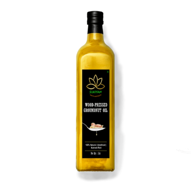 Wood-Pressed Groundnut Oil <br/>1Ltr / 5Ltr